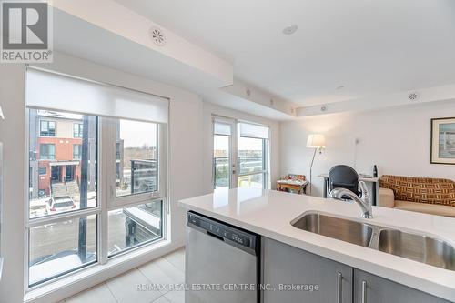 7 - 155 Veterans Drive, Brampton, ON - Indoor Photo Showing Kitchen With Double Sink