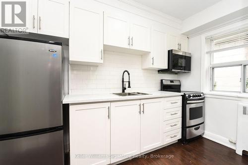 145 Victoria Avenue S, Hamilton (Stinson), ON - Indoor Photo Showing Kitchen With Double Sink