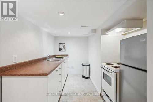 220 Fern Avenue, Toronto, ON - Indoor Photo Showing Kitchen With Double Sink