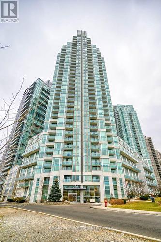 517 - 220 Burnhamthorpe Road W, Mississauga, ON - Outdoor With Balcony With Facade