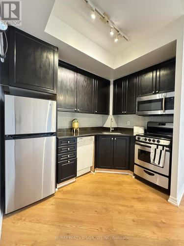 517 - 220 Burnhamthorpe Road W, Mississauga, ON - Indoor Photo Showing Kitchen