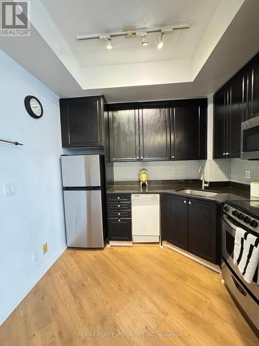 517 - 220 Burnhamthorpe Road W, Mississauga, ON - Indoor Photo Showing Kitchen