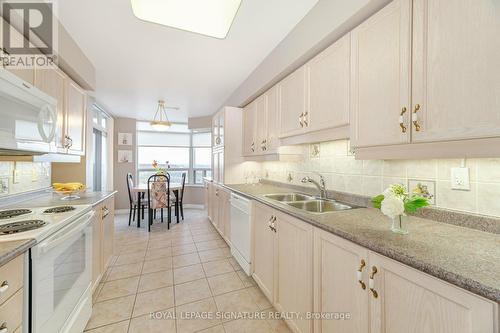 1705 - 35 Kingsbridge Garden Circle, Mississauga, ON - Indoor Photo Showing Kitchen With Double Sink