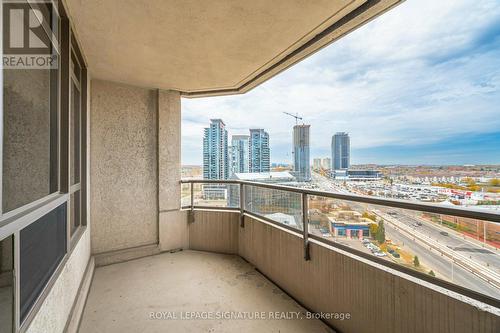 1705 - 35 Kingsbridge Garden Circle, Mississauga, ON - Outdoor With Balcony With View With Exterior