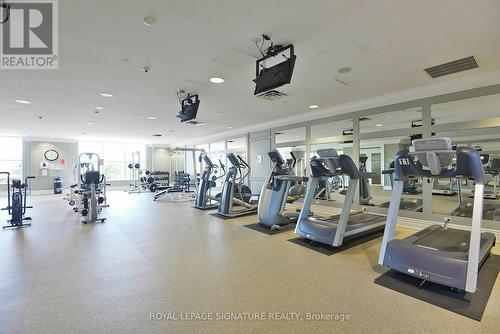 1705 - 35 Kingsbridge Garden Circle, Mississauga, ON - Indoor Photo Showing Gym Room