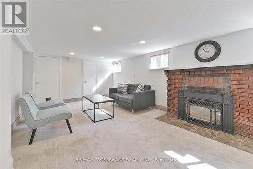 3 Haig Avenue, Toronto, ON - Indoor Photo Showing Living Room With Fireplace