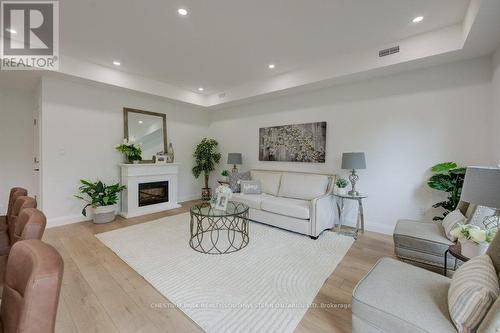 162 Weber Street W, Kitchener, ON - Indoor Photo Showing Living Room With Fireplace