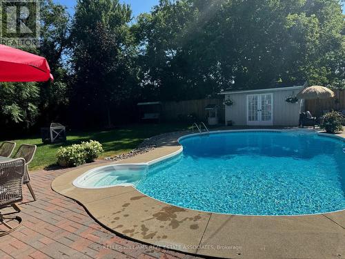 22 Joymar Drive, Mississauga, ON - Outdoor With In Ground Pool With Backyard