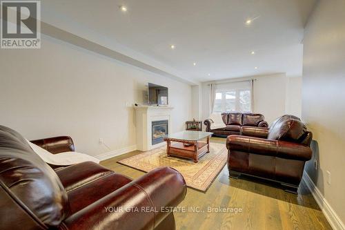 6361 Donway Drive, Mississauga, ON - Indoor Photo Showing Living Room With Fireplace