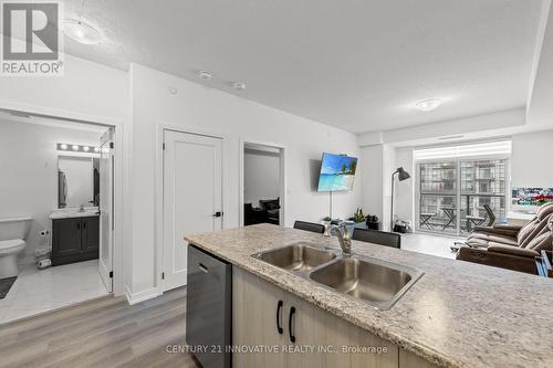 913 - 460 Dundas Street E, Hamilton, ON - Indoor Photo Showing Kitchen With Double Sink