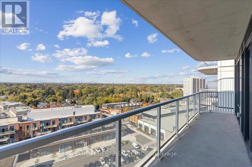 BALCONY NE VIEW - 1301 - 220 Missinnihe Way, Mississauga (Port Credit), ON - Outdoor With Balcony With View With Exterior