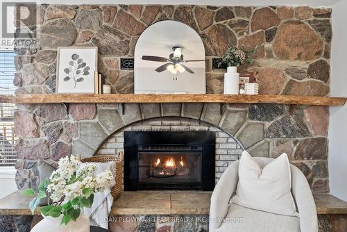 307 Farewell Street, Oshawa, ON - Indoor Photo Showing Living Room With Fireplace