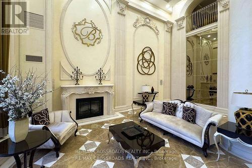 9245 Jane Street, Vaughan, ON - Indoor Photo Showing Living Room With Fireplace