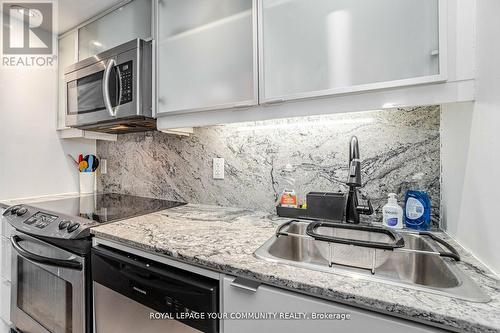 4803 - 25 Telegram Mews, Toronto, ON - Indoor Photo Showing Kitchen With Double Sink