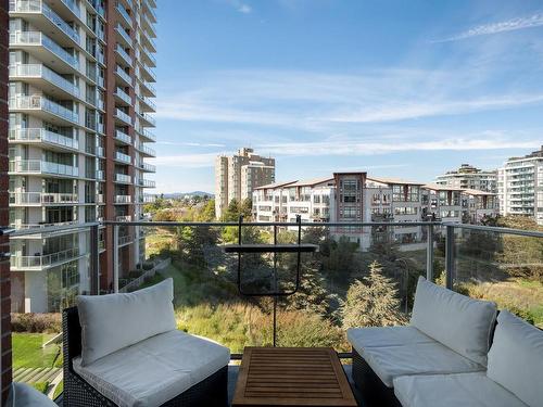 414-100 Saghalie Rd, Victoria, BC - Outdoor With Balcony