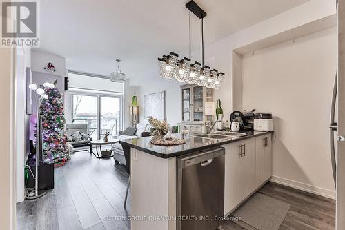 307 - 470 Dundas Street E, Hamilton, ON - Indoor Photo Showing Kitchen With Double Sink