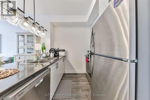 307 - 470 Dundas Street E, Hamilton, ON - Indoor Photo Showing Kitchen With Stainless Steel Kitchen With Double Sink