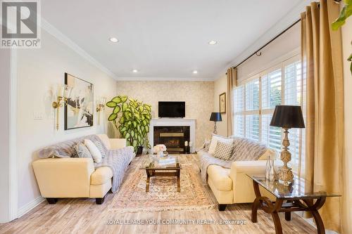 130 Grey Alder Avenue, Richmond Hill, ON - Indoor Photo Showing Living Room With Fireplace