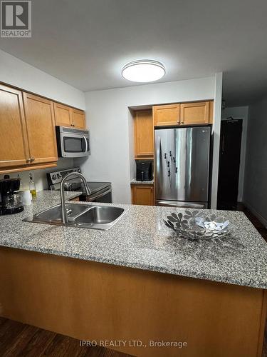 1717 - 335 Rathburn Road W, Mississauga, ON - Indoor Photo Showing Kitchen With Double Sink