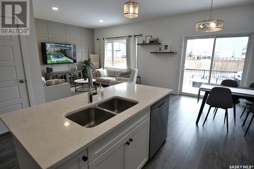 357 Germain Manor, Saskatoon, SK - Indoor Photo Showing Kitchen With Double Sink