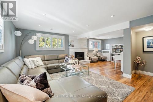 440 Mt Albion Road, Hamilton, ON - Indoor Photo Showing Living Room With Fireplace