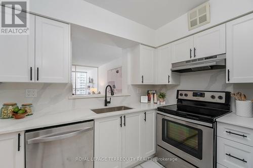 1716 - 30 Greenfield Avenue, Toronto, ON - Indoor Photo Showing Kitchen With Stainless Steel Kitchen