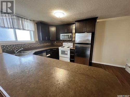 10 125 Froom Crescent, Regina, SK - Indoor Photo Showing Kitchen With Double Sink