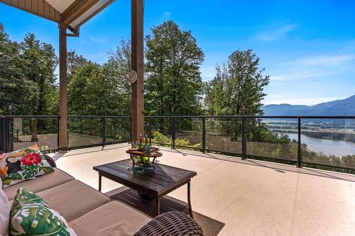 43251 Salmonberry Drive|Chilliwack Mountain, Chilliwack, BC - Outdoor With Body Of Water With Deck Patio Veranda With View With Exterior