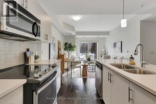 103 - 17 Kay Crescent, Guelph (Guelph South), ON - Indoor Photo Showing Kitchen With Double Sink