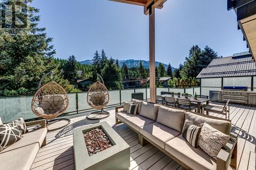 7333 Toni Sailer Lane, Whistler, BC - Outdoor With Deck Patio Veranda