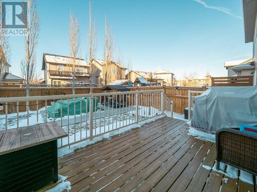 Rear Deck - 39 Moonlight Boulevard W, Lethbridge, AB - Outdoor With Deck Patio Veranda