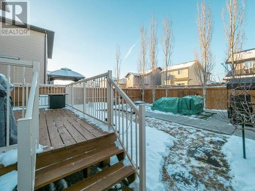 Rear Deck 2 - 39 Moonlight Boulevard W, Lethbridge, AB - Outdoor With Deck Patio Veranda With Exterior