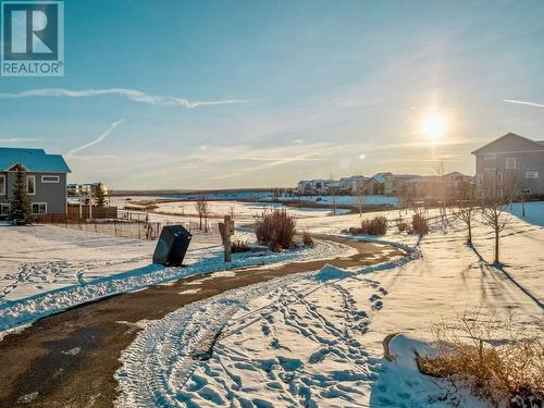 Lake/Pond path - 39 Moonlight Boulevard W, Lethbridge, AB - Outdoor With View