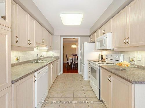 1705-35 Kingsbridge Garden Circ, Mississauga, ON - Indoor Photo Showing Kitchen With Double Sink