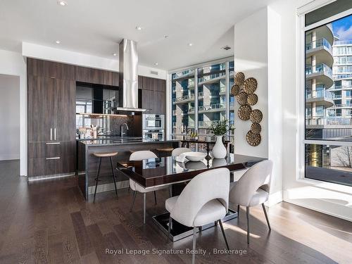 222-55 Merchants' Wharf, Toronto, ON - Indoor Photo Showing Dining Room