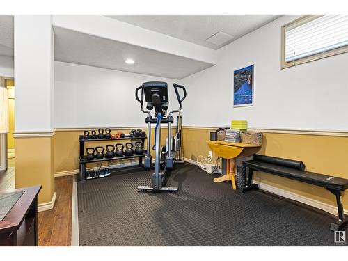 5819 110 St Nw, Edmonton, AB - Indoor Photo Showing Gym Room