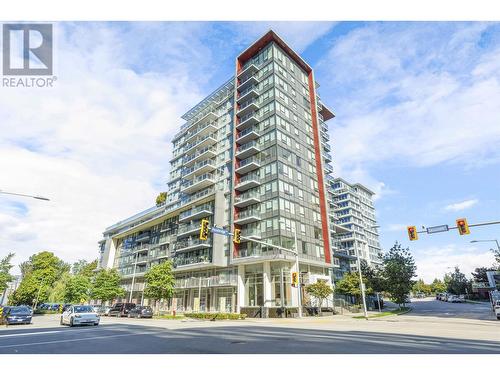 1507 8833 Hazelbridge Way, Richmond, BC - Outdoor With Balcony With Facade