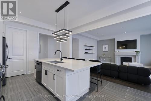 3173 Millicent Avenue, Oakville, ON - Indoor Photo Showing Kitchen With Double Sink