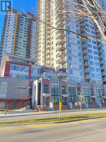 302 - 190 Borough Drive, Toronto, ON - Outdoor With Balcony With Facade