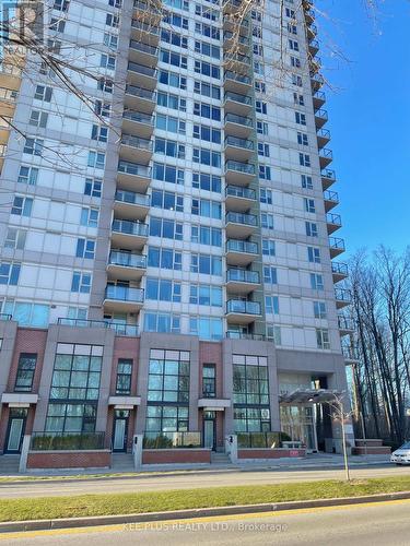 302 - 190 Borough Drive, Toronto, ON - Outdoor With Balcony With Facade