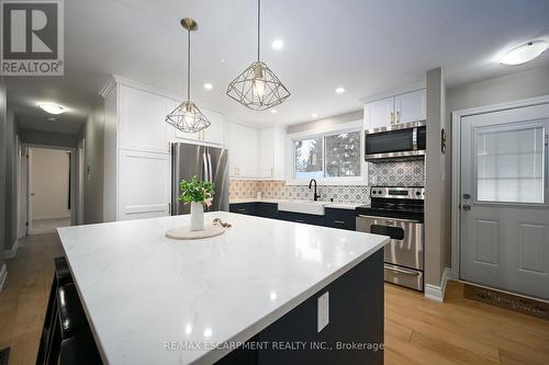 8 Gafney Court, Hamilton, ON - Indoor Photo Showing Kitchen With Upgraded Kitchen