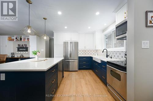 8 Gafney Court, Hamilton, ON - Indoor Photo Showing Kitchen With Upgraded Kitchen