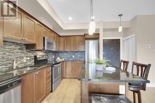 308 - 615 Longfields Drive, Ottawa, ON - Indoor Photo Showing Kitchen With Double Sink With Upgraded Kitchen