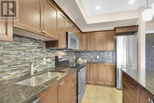 308 - 615 Longfields Drive, Ottawa, ON - Indoor Photo Showing Kitchen With Double Sink With Upgraded Kitchen