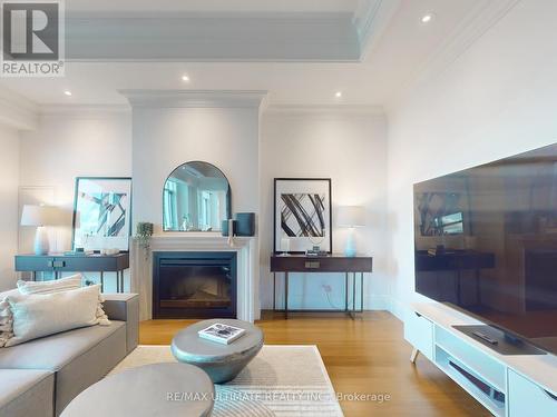 5104 - 311 Bay Street, Toronto, ON - Indoor Photo Showing Living Room With Fireplace