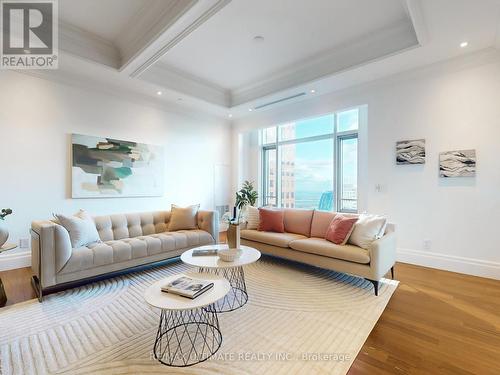 5104 - 311 Bay Street, Toronto, ON - Indoor Photo Showing Living Room