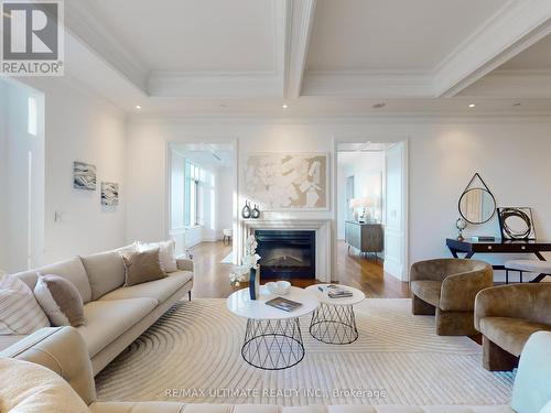 5104 - 311 Bay Street, Toronto, ON - Indoor Photo Showing Living Room With Fireplace