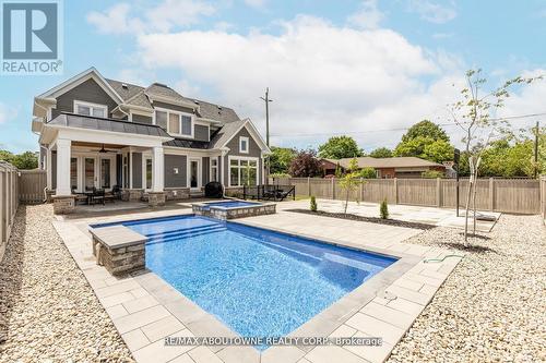 265 Woodale Avenue, Oakville, ON - Outdoor With In Ground Pool With Backyard