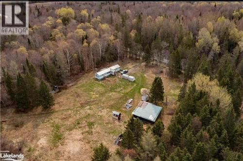 Drone / aerial view - 526 Star Lake Road, Emsdale, ON - Outdoor With View