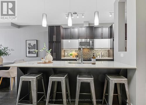 601 - 112 Benton Street, Kitchener, ON - Indoor Photo Showing Kitchen With Upgraded Kitchen